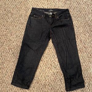 Loft cropped skinny jeans